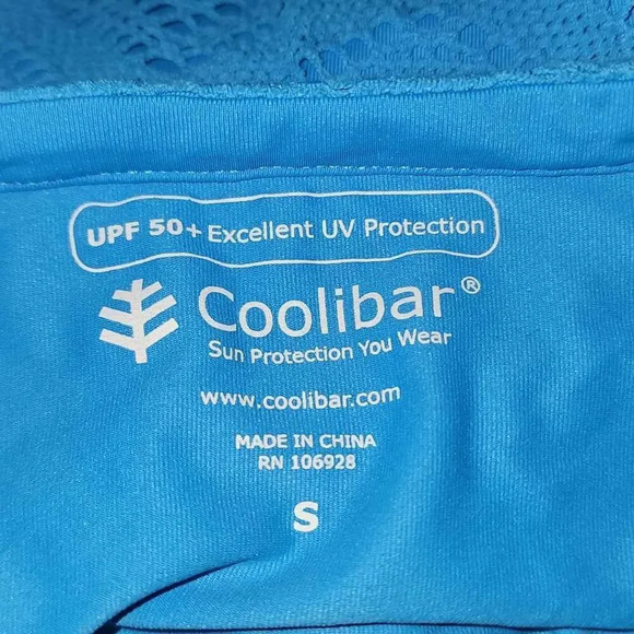 Coolibar Womens Blue‎ Long Sleeve UPF 50+ Shirt Top Small - Picture 4 of 5